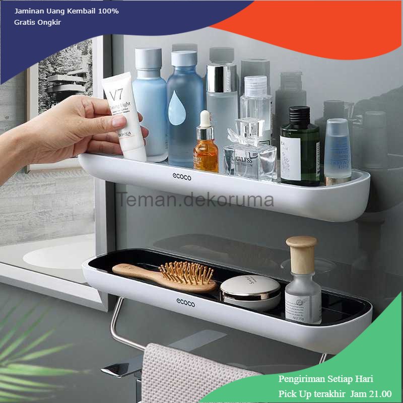 TD - PR ECOCO Rak Gantung Kamar Mandi Organizer Storage Rack - E1923