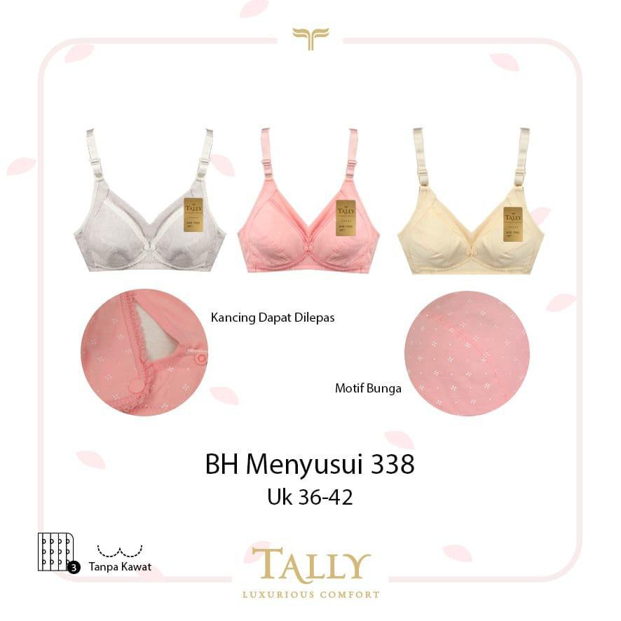 JH Bra Tally Menyusui 338 (Busa Tipis, Tanpa Kawat) Termurah