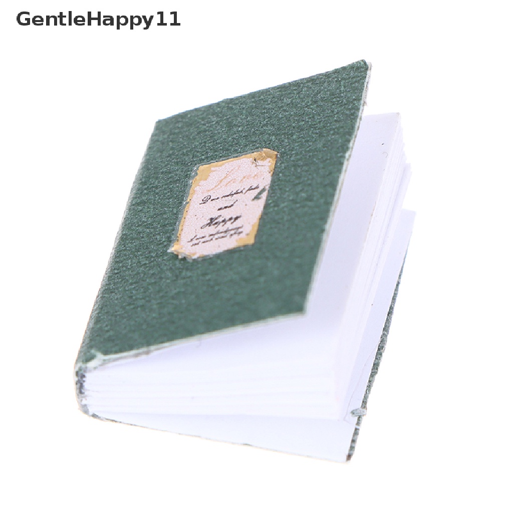 Gentlehappy 4pcs/set1per12rumah Boneka Miniatur Klasik Buku Warna-Warni Model Adegan Aksesoris id