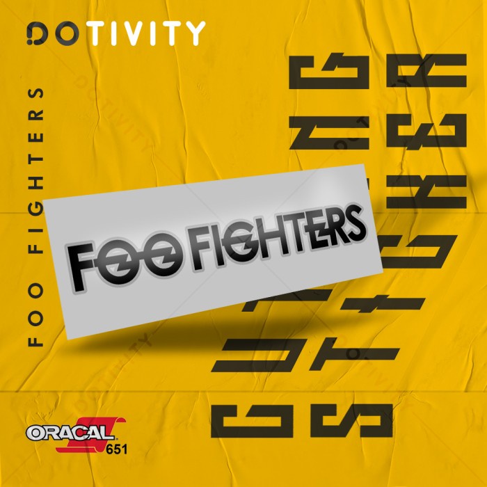 

Cutting Sticker FOO FIGHTERS V2