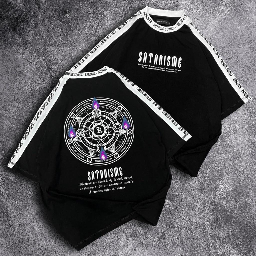 [Oversize] BAJU KAOS OVERSIZE / OVERSIZE T-SHIRT &quot;satanisme&quot;