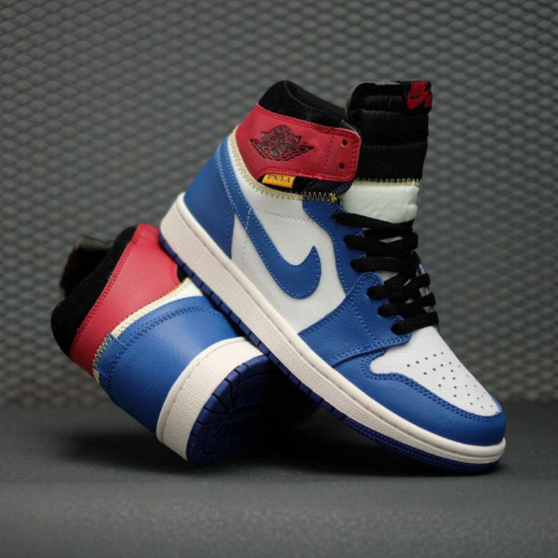 SEPATU NIKE AIR JORDAN 1 HIGH RETRO LOW UNION BLUE