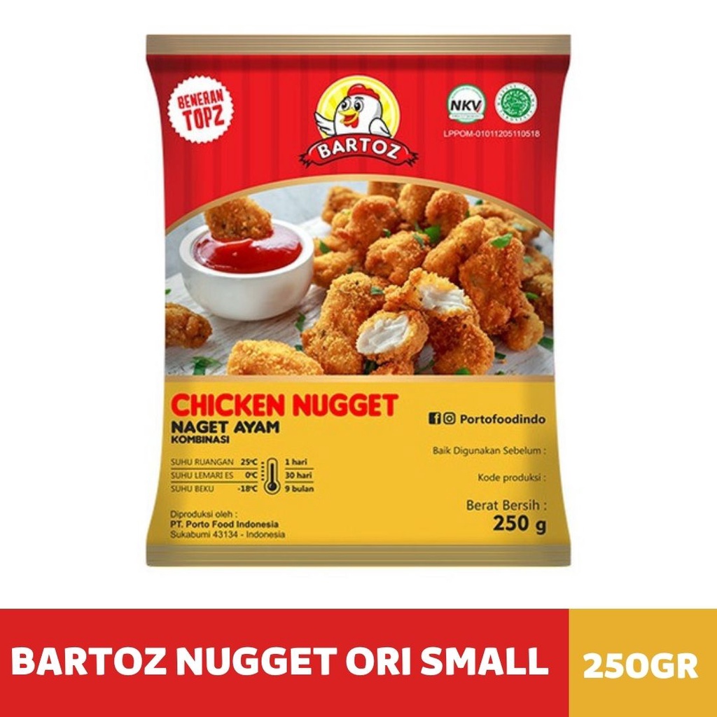 

Bartoz Chicken Nugget Original [250 & 500 gr] Halal