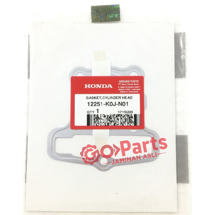 Paking Head Atas (Gasket,Cylinder Head) BeAT K1A & Genio - 12251K0JN01