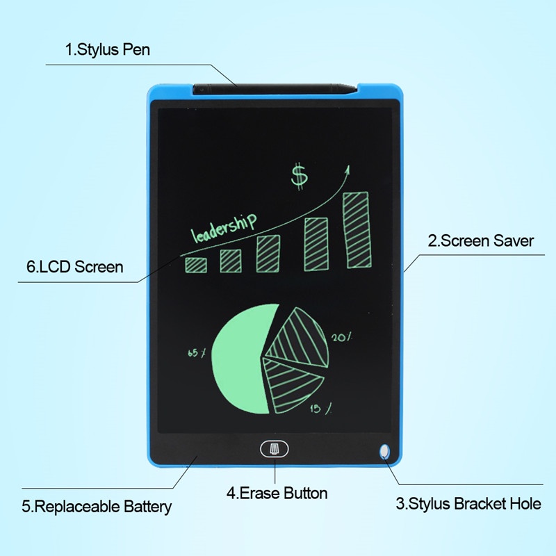 LCD Writing Tablet 8.5 Inch | Drawing Pad | Papan Tulis Anak - PTA2