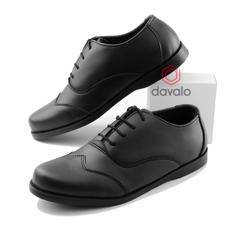 Sepatu Formal Casual Pria Sepatu Kerja Pria Casual Handmade Cibaduyut Hitam