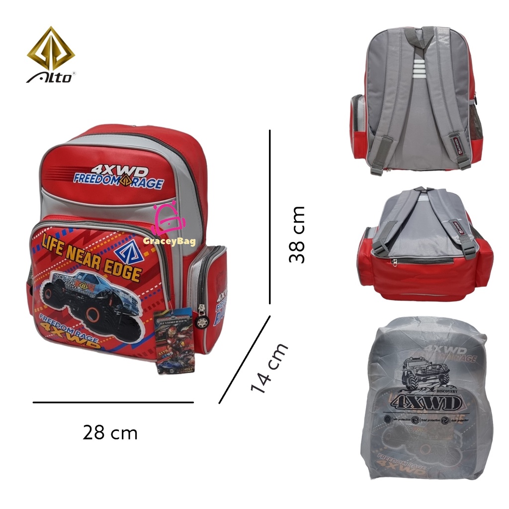 GB-45610M Tas Ransel Sekolah Anak Laki-laki Alto