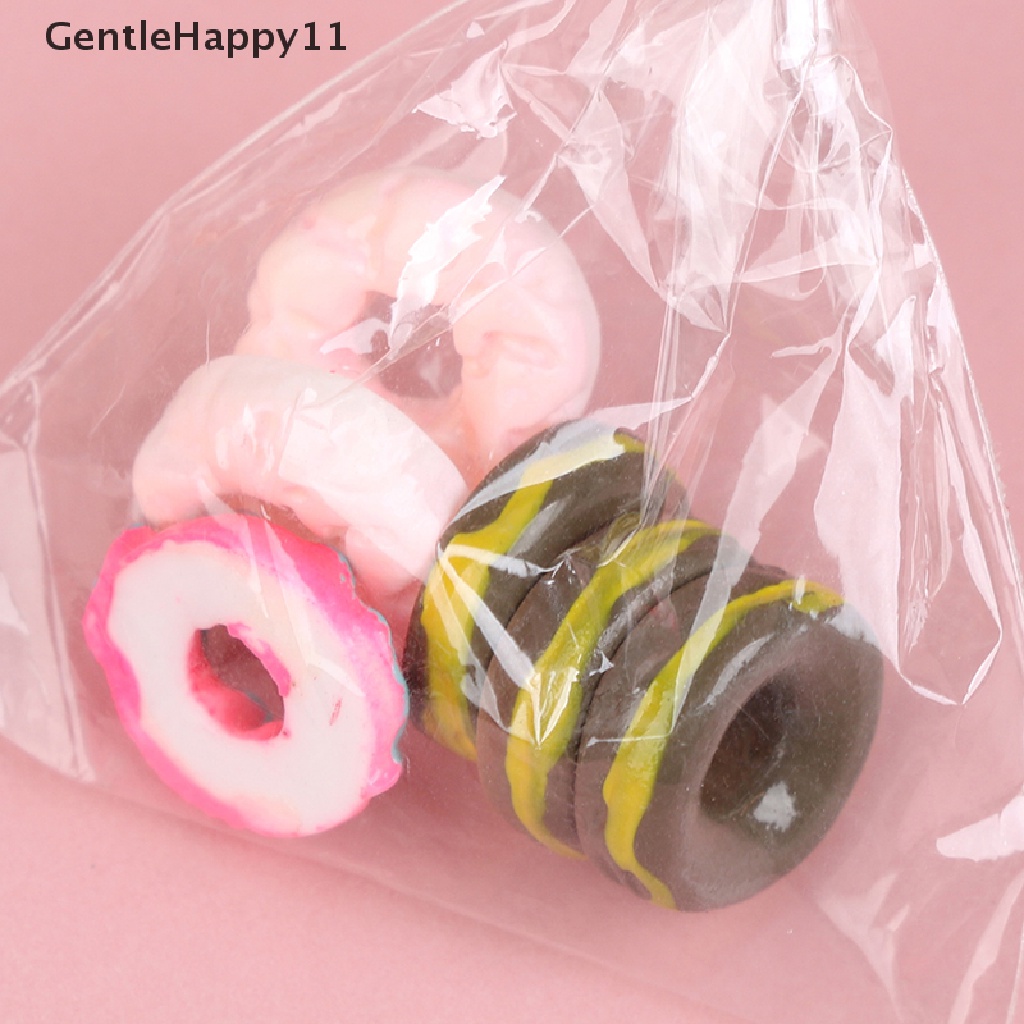 Gentlehappy1per12rumah Boneka Miniatur Dapur Makanan Dessert Tea Time Snack French Macaroon Toy id