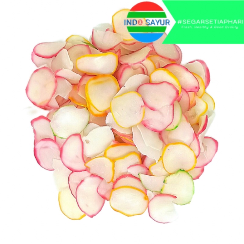 

Kerupuk Warna-Warni Mentah 250gr