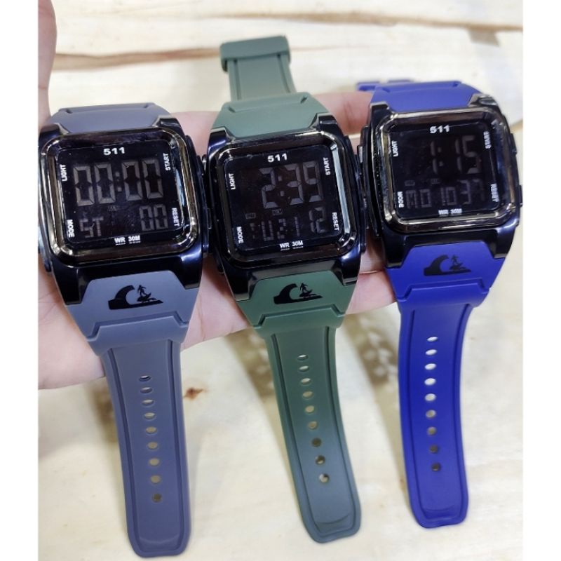 JAM TANGAN DIGITAL 6 WARNA PERSEGI