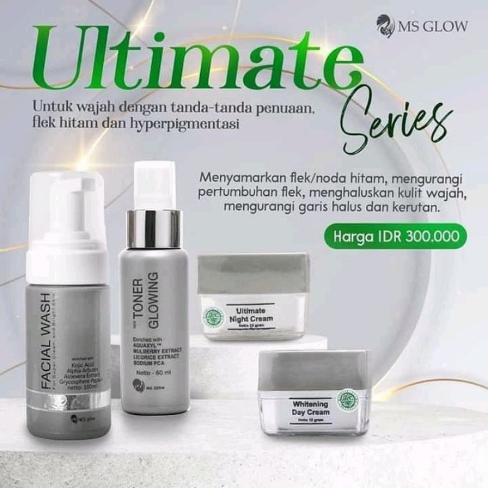 PAKET ULTIMATE MS GLOW / DENGAN DAY CREAM / BB CREAM