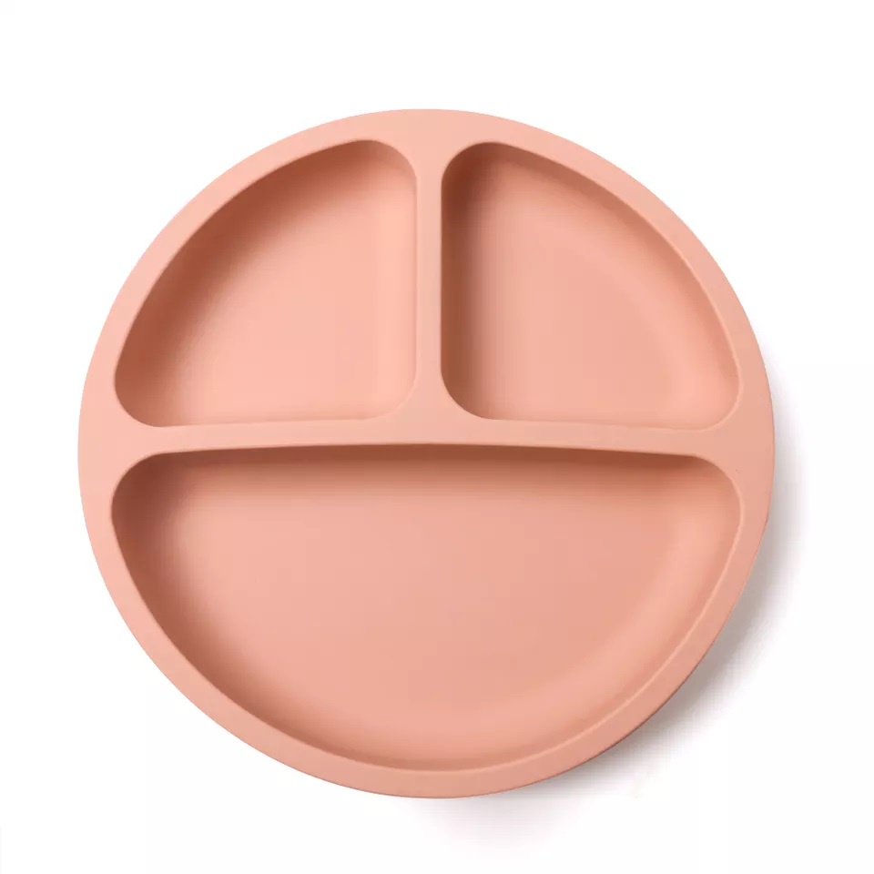 GOOGOO Silicone Plate Food Baby Safe No Suction / Alat Makan Bayi