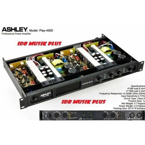 Power 4 Channel Ashley Play4500 Play 4500 Original