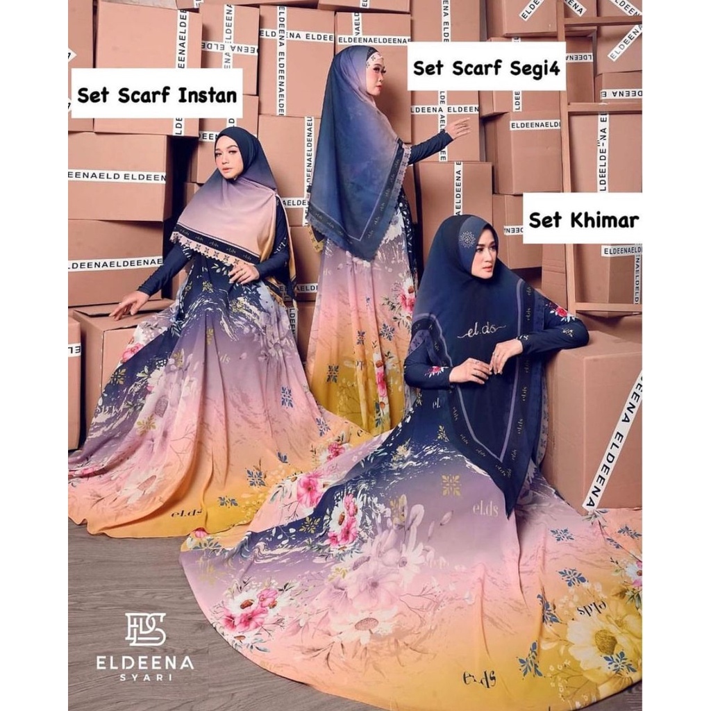 eldeena padusi ramo ramo by eldeena ready siap kirim/ gamis dewasa motif /Padusi Ramo Ramo DHANISA /