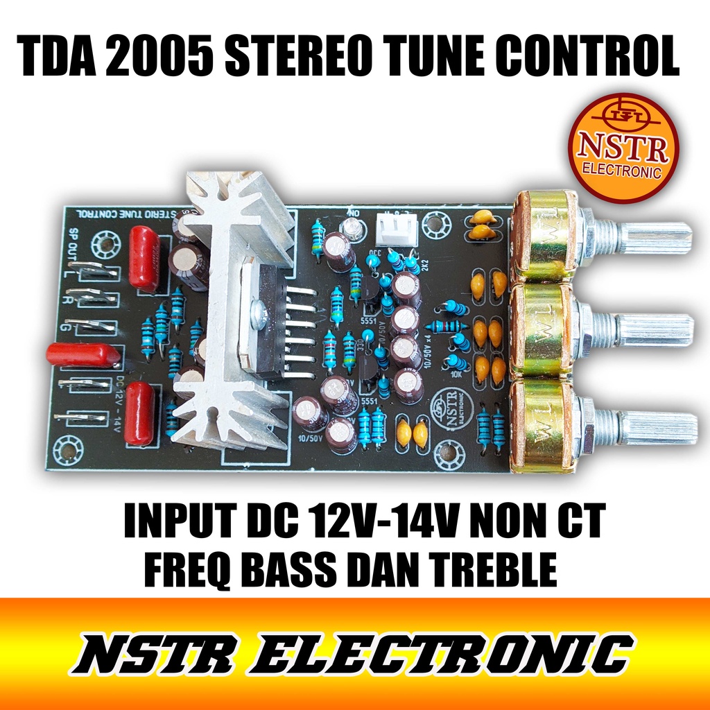 TDA 2005 KIT POWER STEREO PLUS TUNE CONTROL