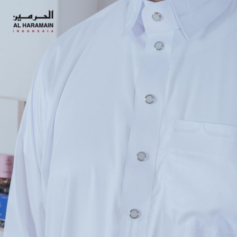 Jubah Al Haramain premium bordir manset