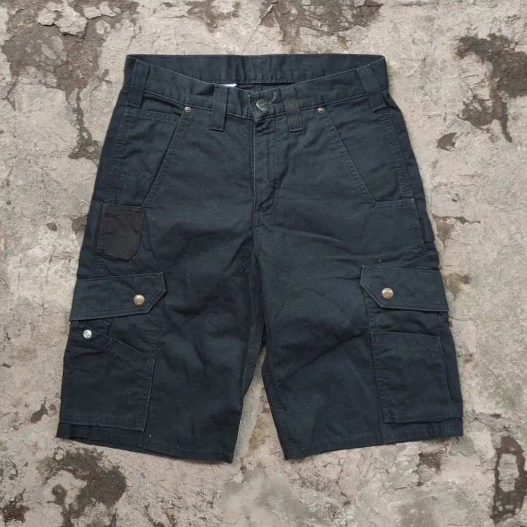 CELANA CARGO CARHARTT CARPENTER SHORT PANTS TACTICAL RIPSTOP CARGO FIT PENDEK BANYAK KANTONG OUTDOOR