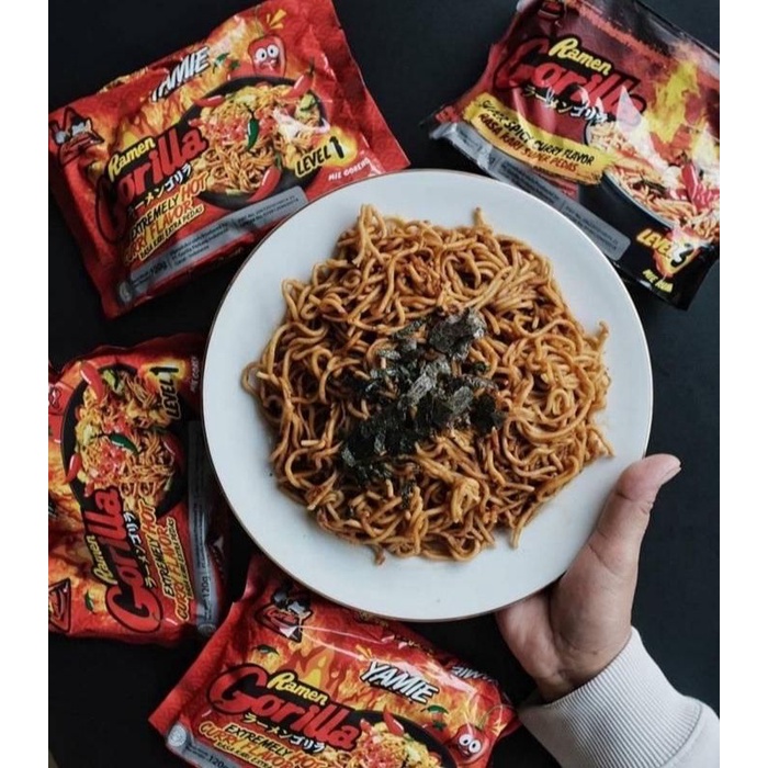 

Ramen Gorilla Yamie Level 1 120Gr Pedas Level 1