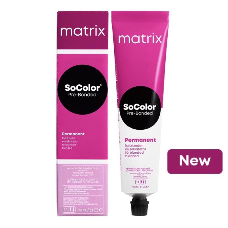 Matrix Socolor 6.5 + oxydant ( campuran ) cat rambut pikok color