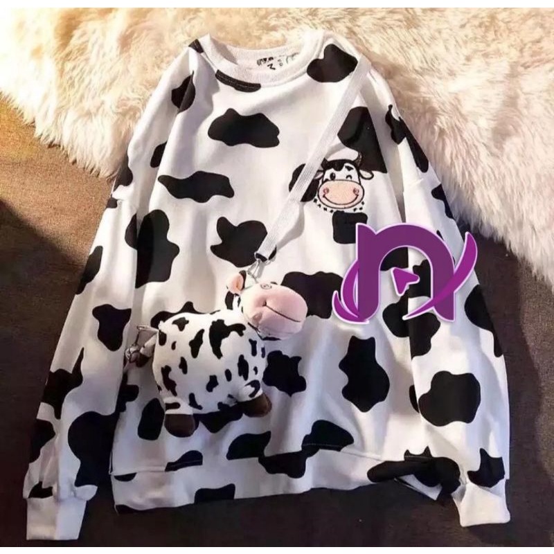 Cs SWEATER FLEECE COW XL