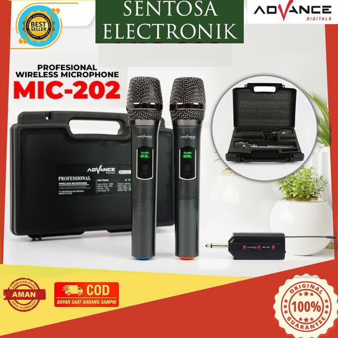 Advance MIC-202 Profesional Wireless Microphone Mic 202