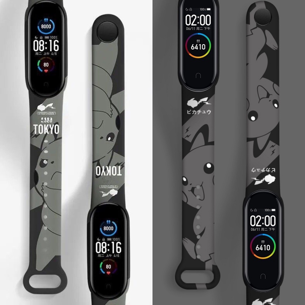 Cartoon Strap Mi Band 3 4 5 6 Miband TPU Soft Band