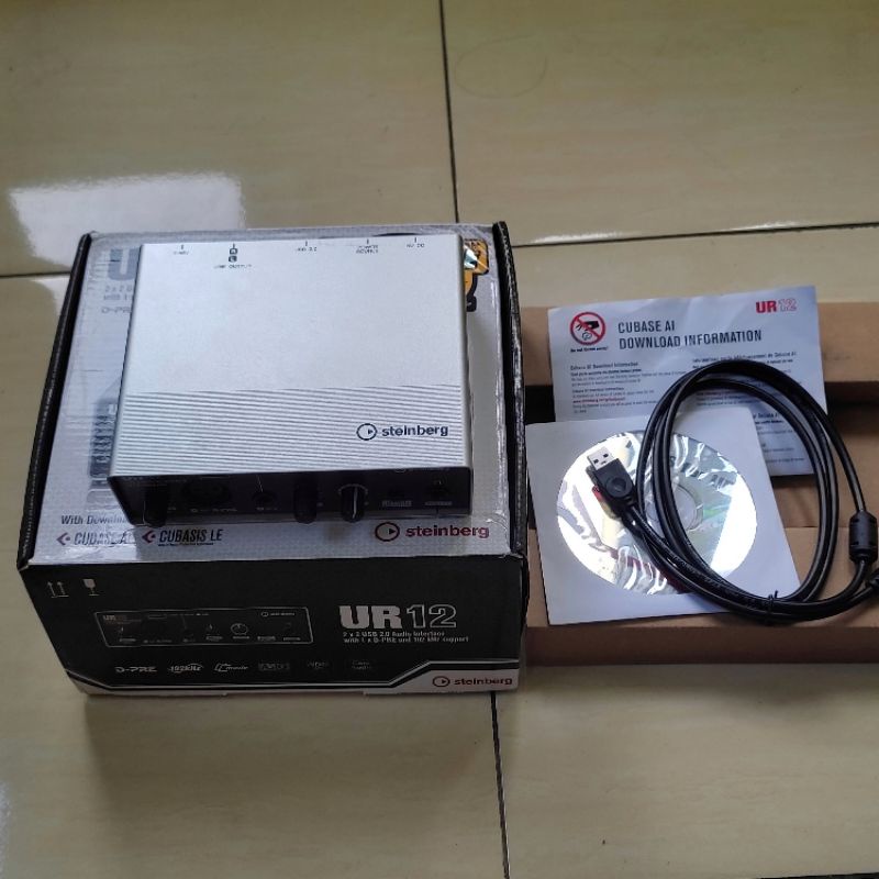 Soundcard Steinberg UR12 USB Audio Interface Bekas Second Seken