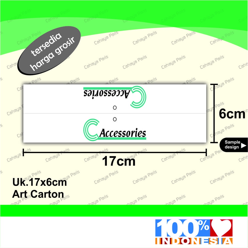 

Hang Tag Lipat Custom 17x6cm