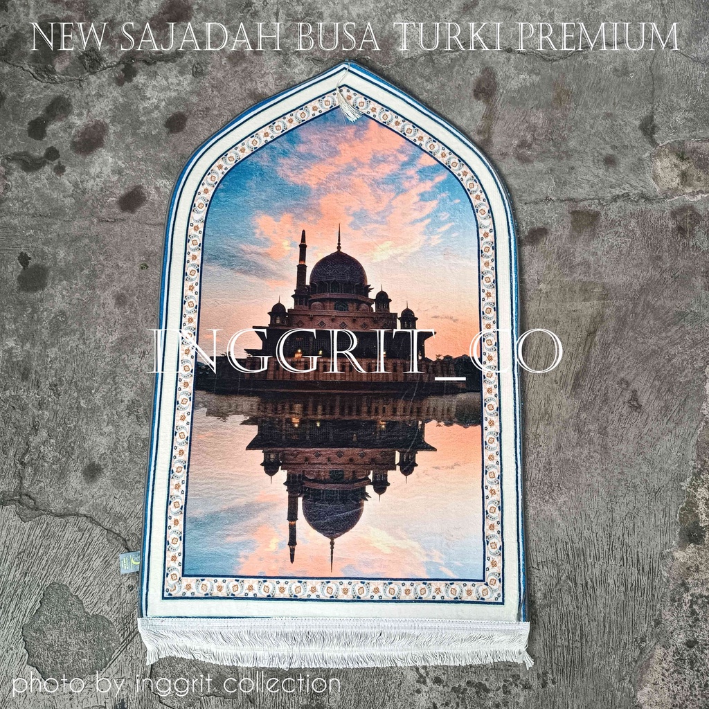 Sajadah Busa Tebal, Sajadah AESTHETIC Super Premium uk 65x110cm