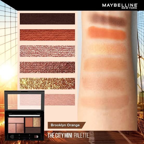 Maybelline Eyeshadow The City Mini Palette Brooklyn Orange