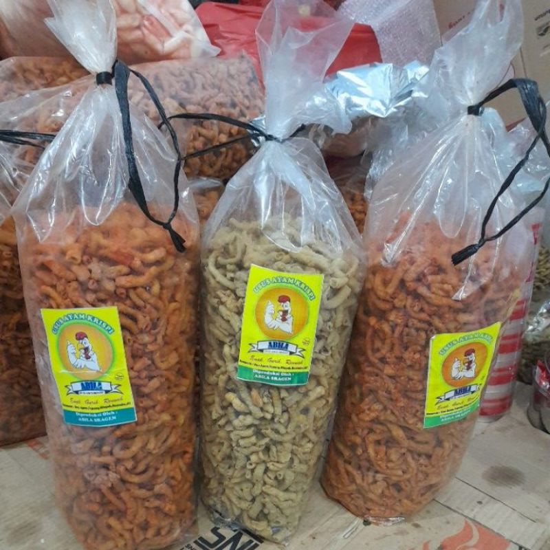 

KRIPIK USUS PEDAS 2KG/ USUS AYAM KRISPI / USUS AYAM KRISPI TERLARIS/TERLEZAT /GURIH /ENAK /RENYAH