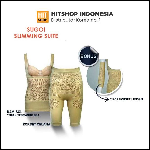 Promo Sugoi Slimming Suit - Korset/Pelangsing Perut/Pembentuk Badan Tourmali