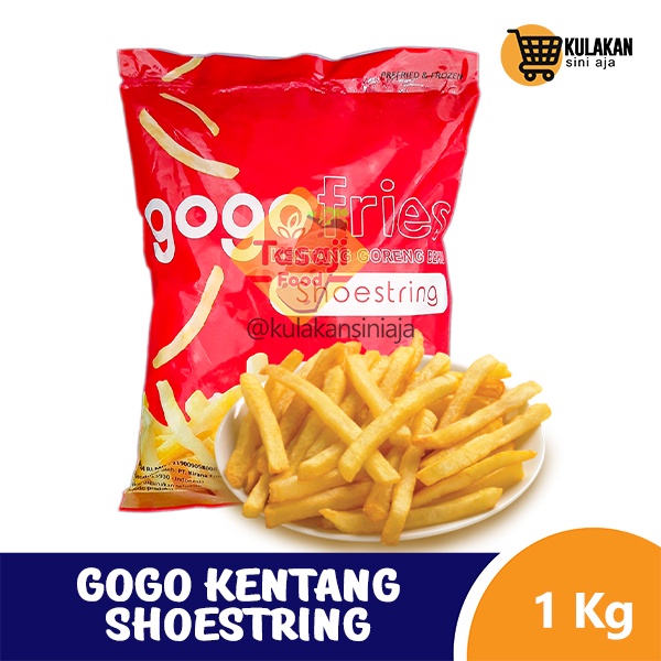 

GOGO Kentang Goreng Shoestring Berat 1 Kg