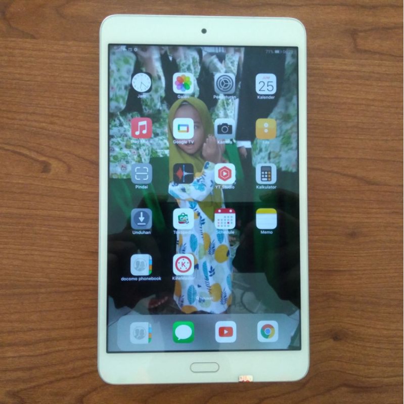 (JUAL CEPAT BU) TABLET DTAB D-02K + CASE ASLI MASIH BAGUS JARANG DIPAKAI