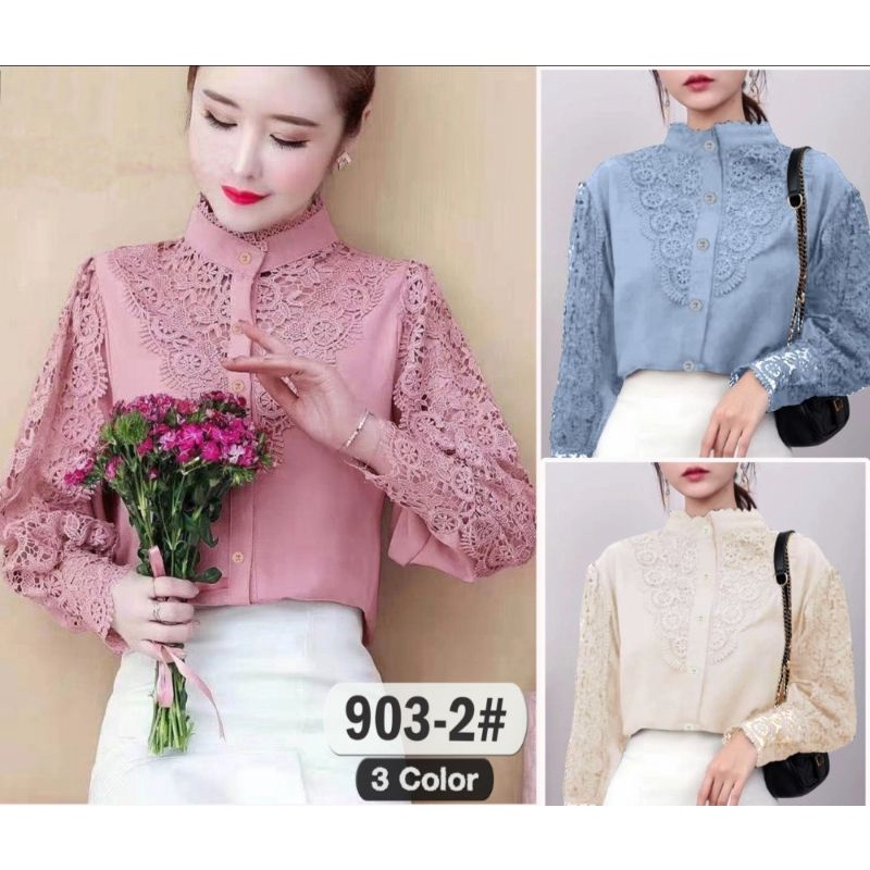 ATASAN WANITA BANGKOK BROKAT IMPORT