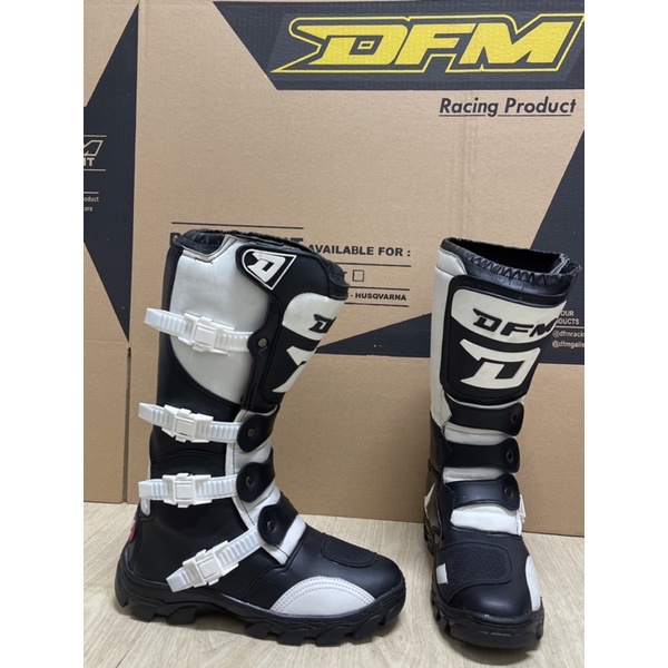 RB Sepatu Cross Trail DFM Racing Spatu Trabas Adventure Grasstrack Enduro Boots MX NEW