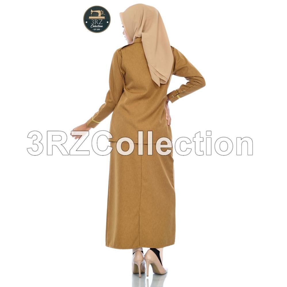 PRODUK KEREN Baju Dinas Pns Wanita Setelan Rok Pns Wanita Khaki Tua Baju Dinas Pemda Wanita Keki Mud