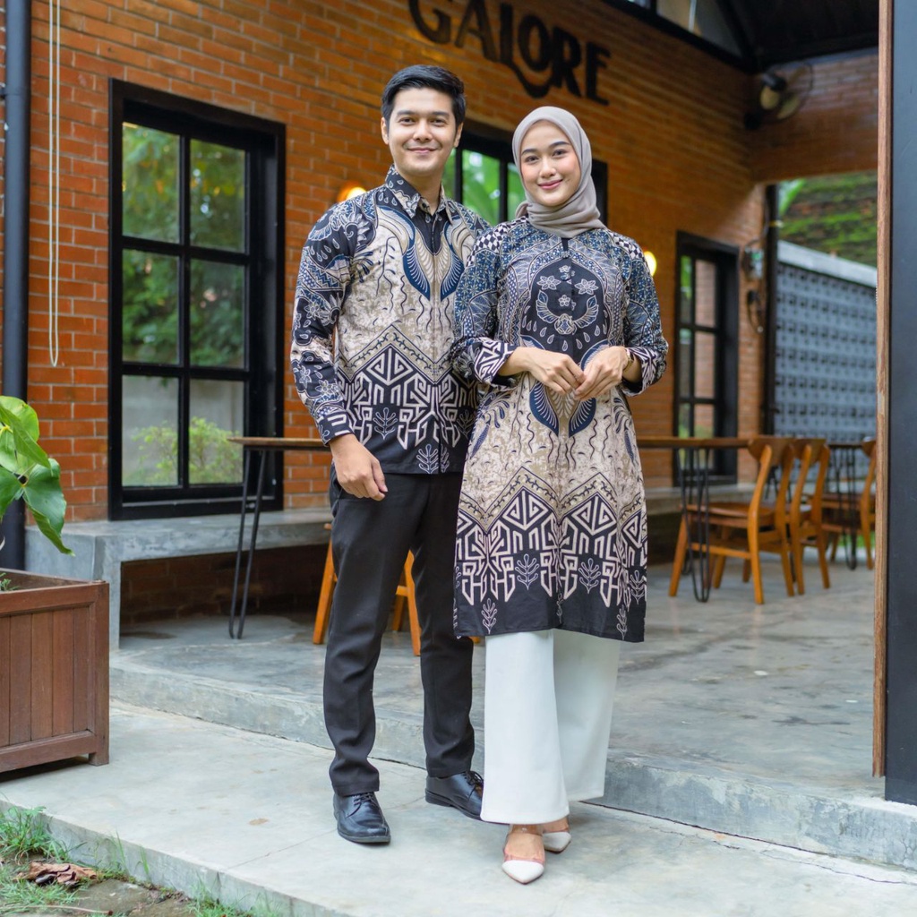 Batik Couple Modern Baju Batik Wanita Modern Atasan Batik Kerja Wanita Tunik Batik Kantor Seragam Batik Modern M L XL XXL