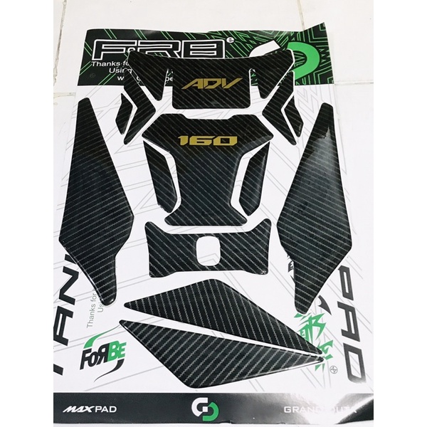 TANKPAD ADV 160cc tengped carbon stiker timbul adv 160cc