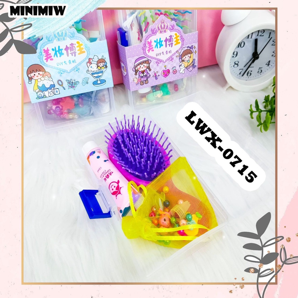 PAKET SET DIY SISIR STICKER KREATIFITAS ANAK LWX-0715