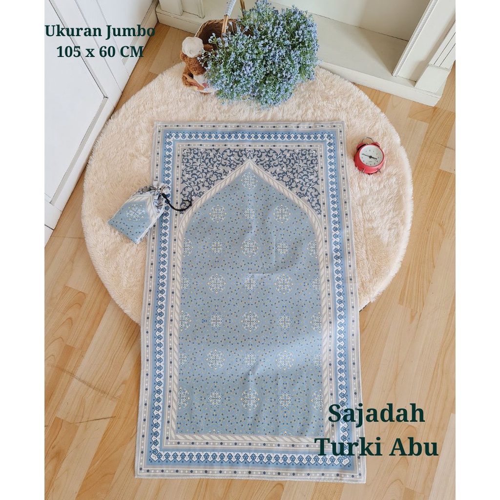 ABA - AGENBAJU - SAJADAH TRAVEL | SAJADAH SOUVENIR UMROH | SAJADAH JUMBO - oleh oleh haji - tahlihan - souvernir - bingkisan haji - 40 harian-thr lebaran -oleh oleh umroh - umroh-sedekah (READY STOCK)-SAJADAH TURKI ABU