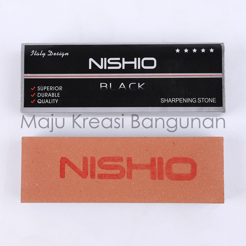 Batu Asah Hioshi Pro 6&quot; Inch Silicone Oxide Sharpening Stone Pengasah Pisau Asahan Baja Golok Gunting Parang YSK Nishio 6In In