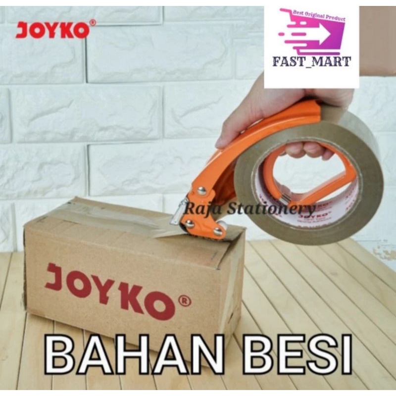 

JOYKO TAPE CUTTER PEMOTONG LAKBAN MUDAH DIGUNAKAN BAHAN BESI ANTI KARAT PRODUK ORIGINAL JOYKO ALAT UNTUK LAKBAN BISA COD