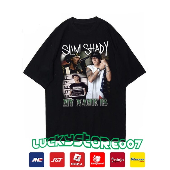 Kaos Distro EMINEM FULL PRINT | KAOS PREMIUM HIGH QUALITY | KAOS DISTRO PRIA WANITA | KAOS BOOTLEG