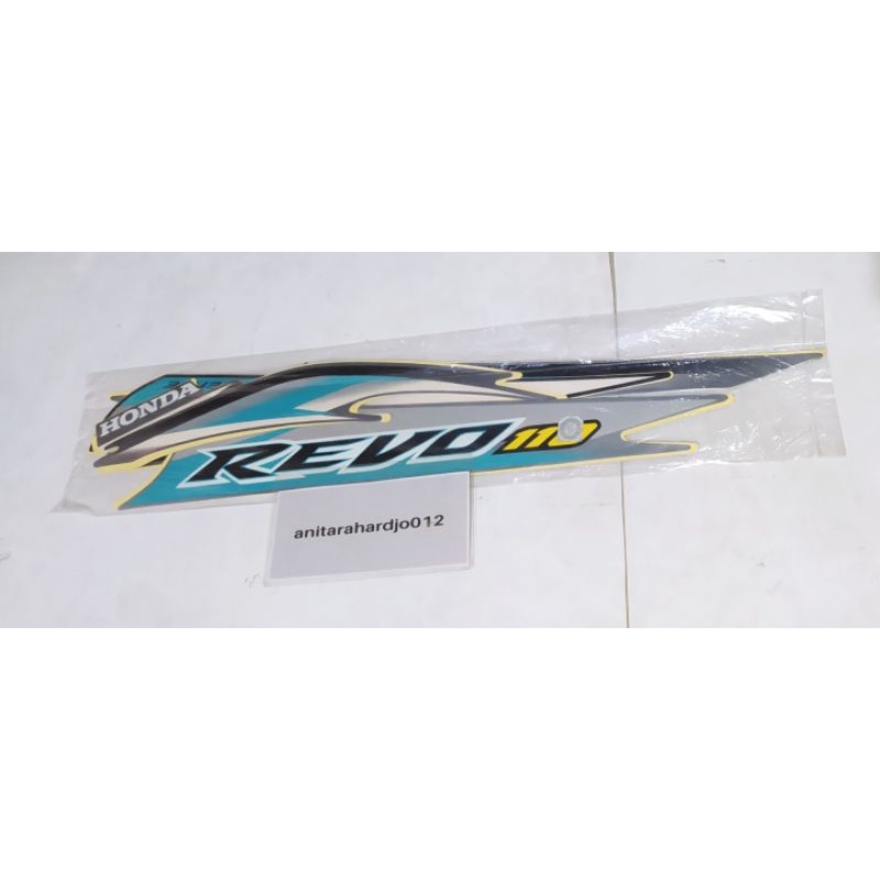 Striping Body Honda Revo Absolute 110 Tahun 2010(CW) Warna Silver