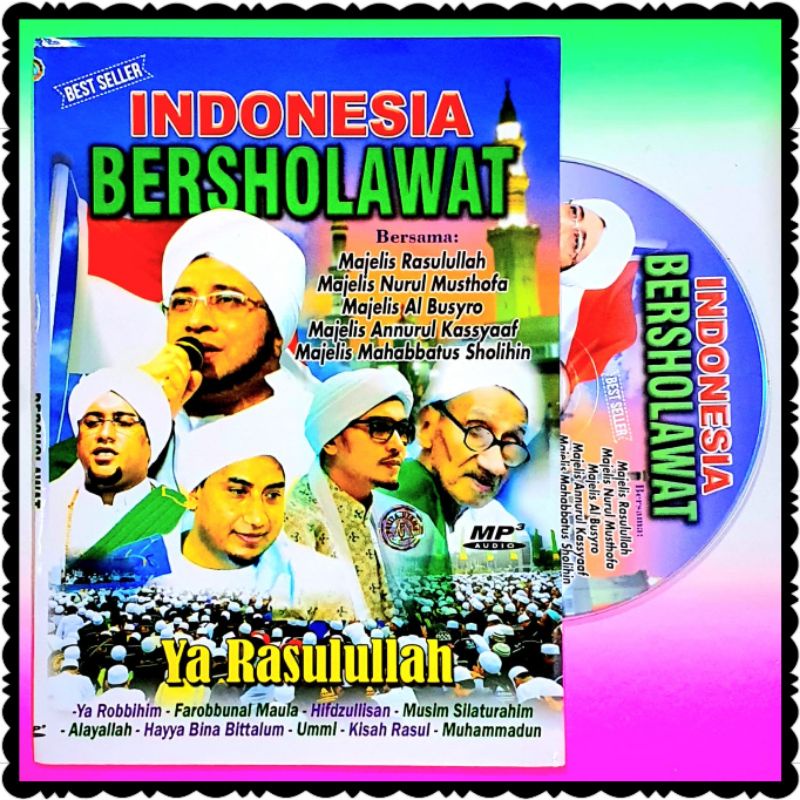 KASET CD MP3 INDONESIA BERSHOLAWAT BERSAMA MAJELIS RASULULLAH-LAGU SHOLAWAT TERBARU MP3 -LAGU SHOLAW