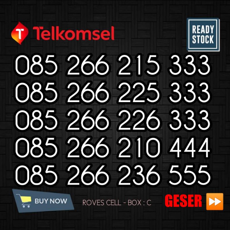 NOMOR CANTIK TELKOMSEL 333 444 555 KARTU AS 4G LTE TRIPEL 5333 6333 0444 6555 15333 25333 26333 10444 36555