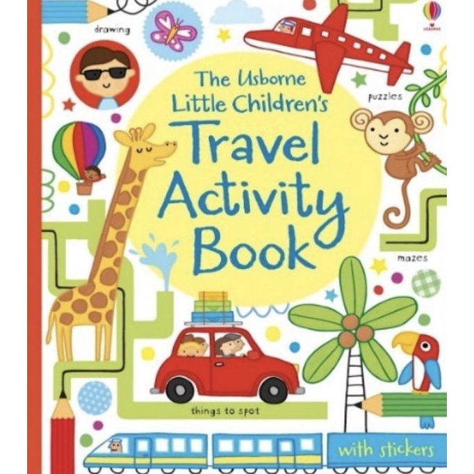 Usborne Little Children Travel Activity Book - Buku Edukasi Impor Anak
