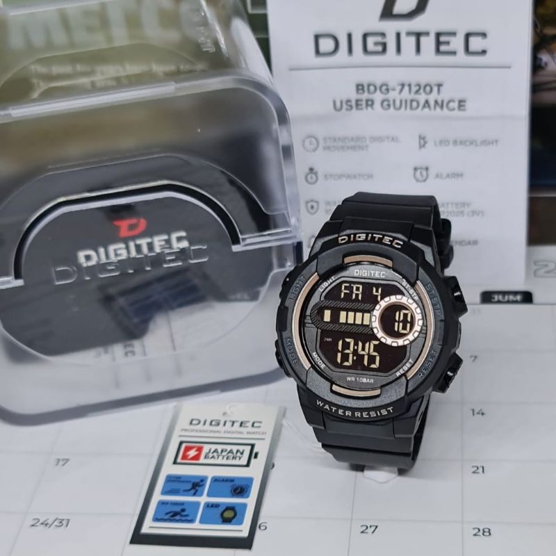 Jam Tangan Fashion Wanita Digital Digitec BDG 5120 Rubber Original