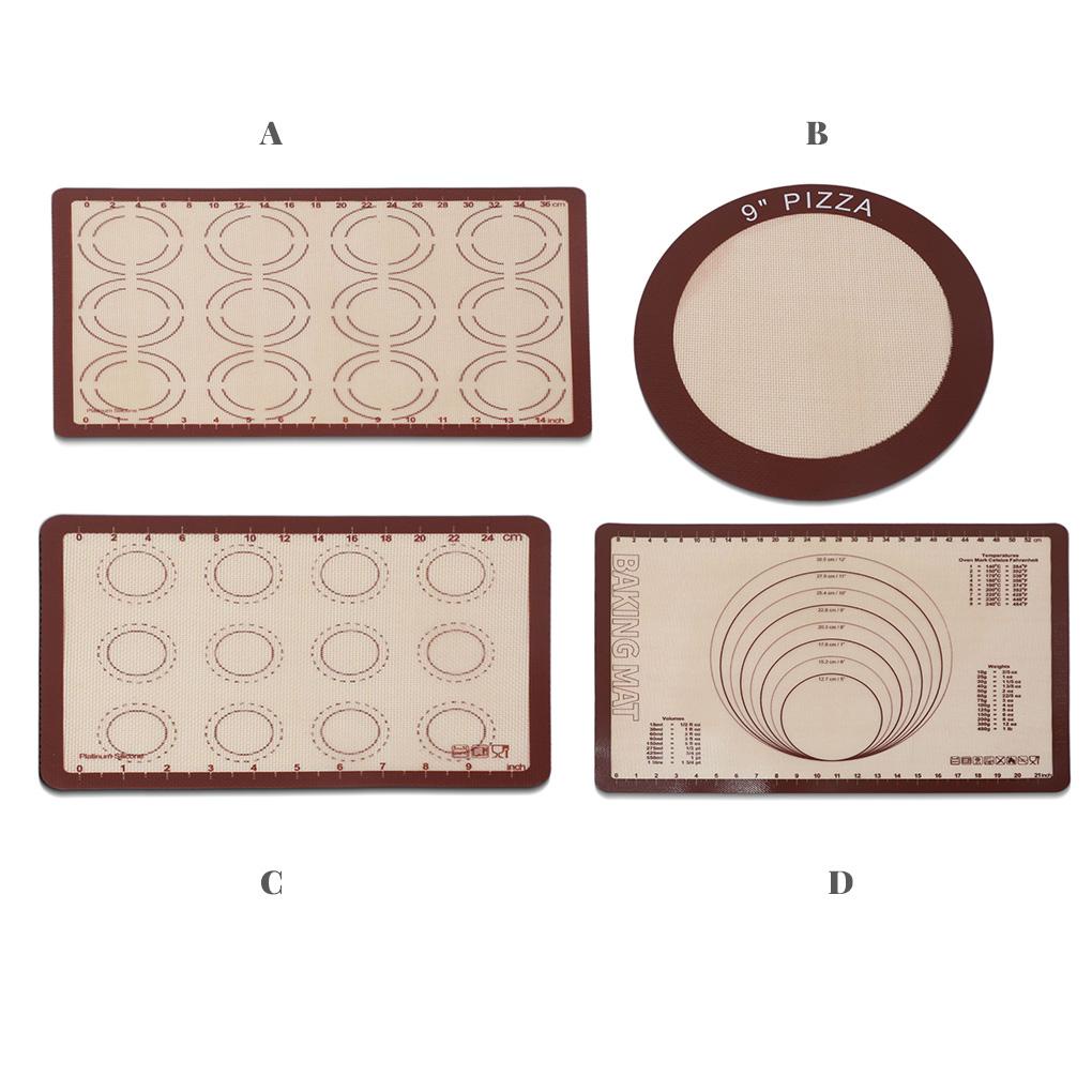 Rolling Mat Silicone Non/ -Slip Kneading Board Meja Dapur Non/ -Stick Home Fondant Rolling Sheet Alat Pastry Dapur